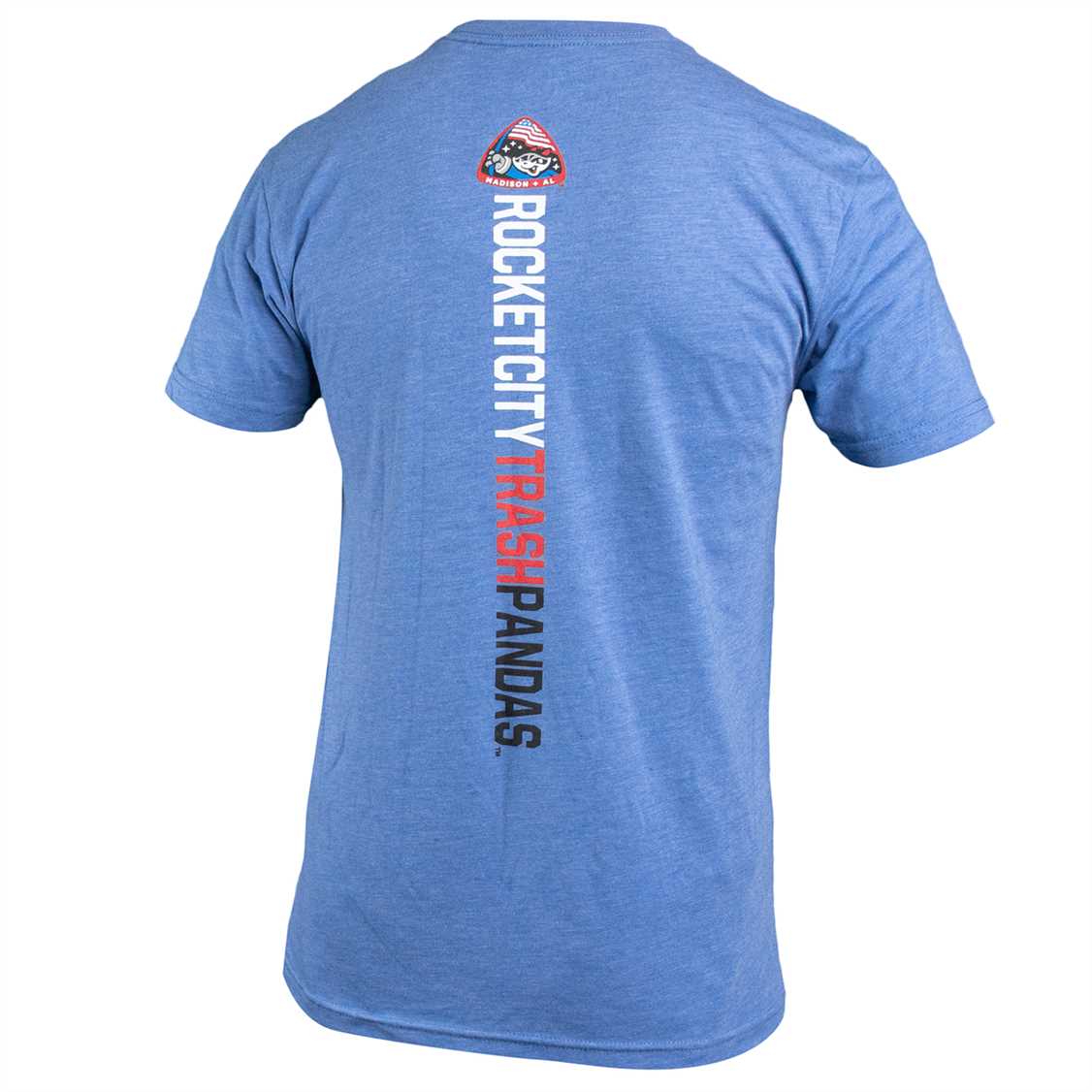 Rocket City Trash Pandas 108 Adult Royal Primary Razorback T-shirt - Image 2