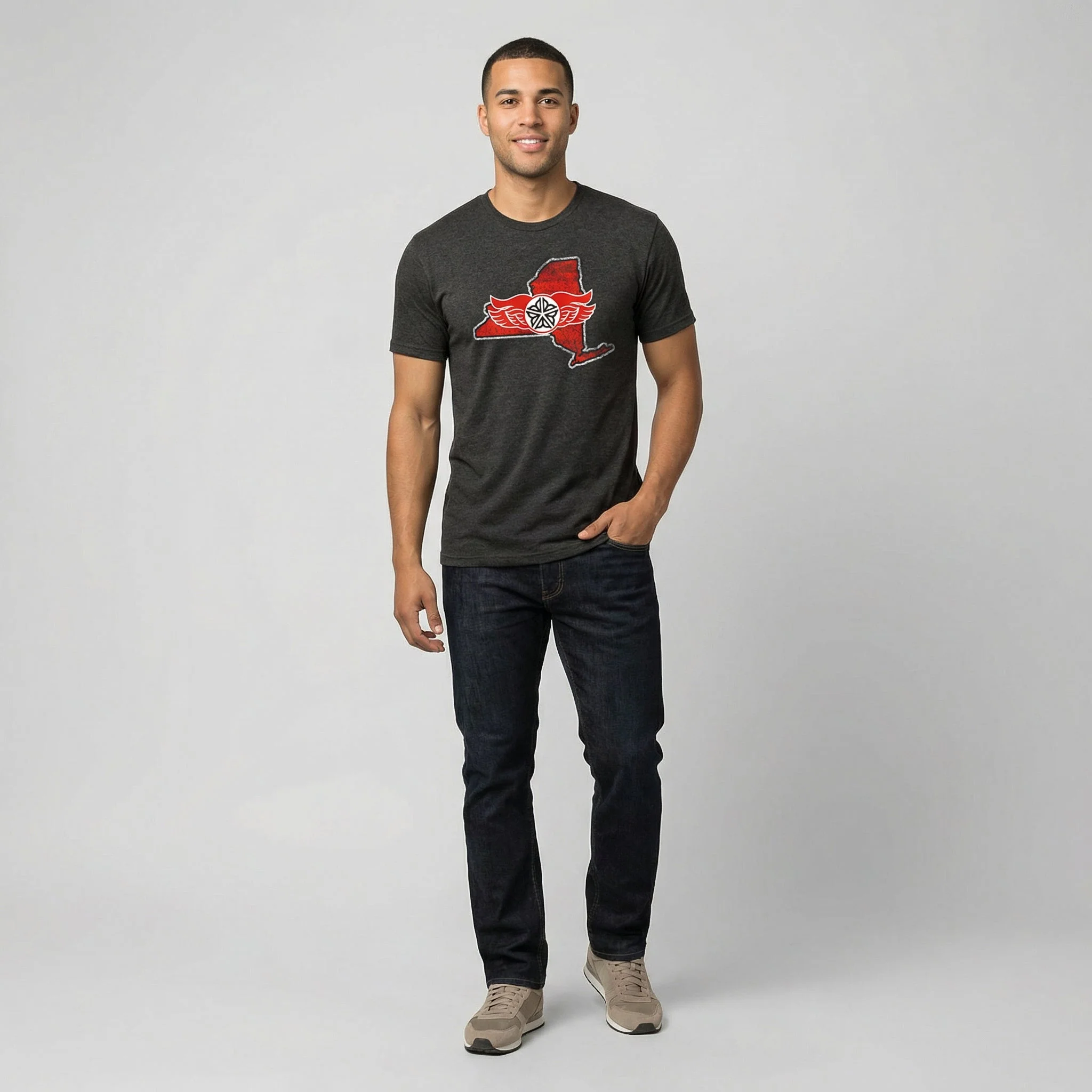 108 Stitches New York State Tee - Image 2