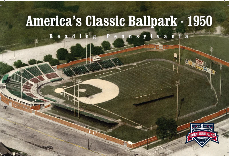 1950 Stadium Image Postcard