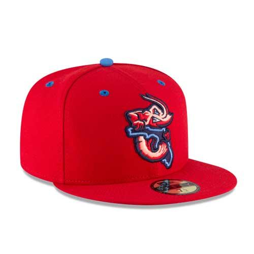 Jacksonville Jumbo Shrimp Official On-Field Red Alternate On Field 59Fifty - Image 3
