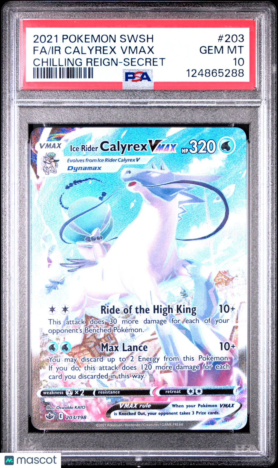 2021 Pokemon Sword & Shield Chilling Reign Ir Cal