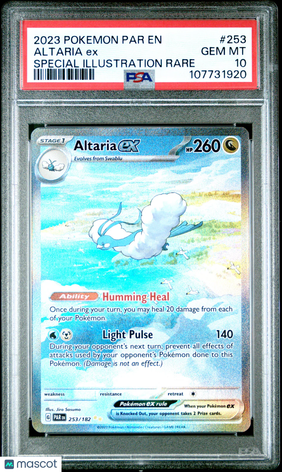 2023 Pokemon Par EN-Paradox Rift Altaria EX Speci