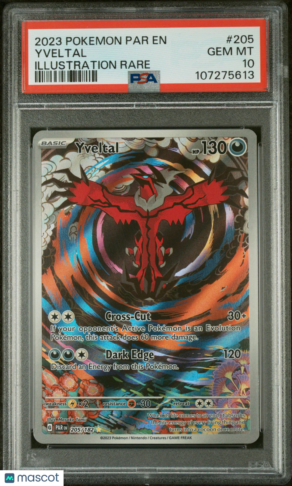 2023 Pokemon Par EN-Paradox Rift Yveltal Illustra