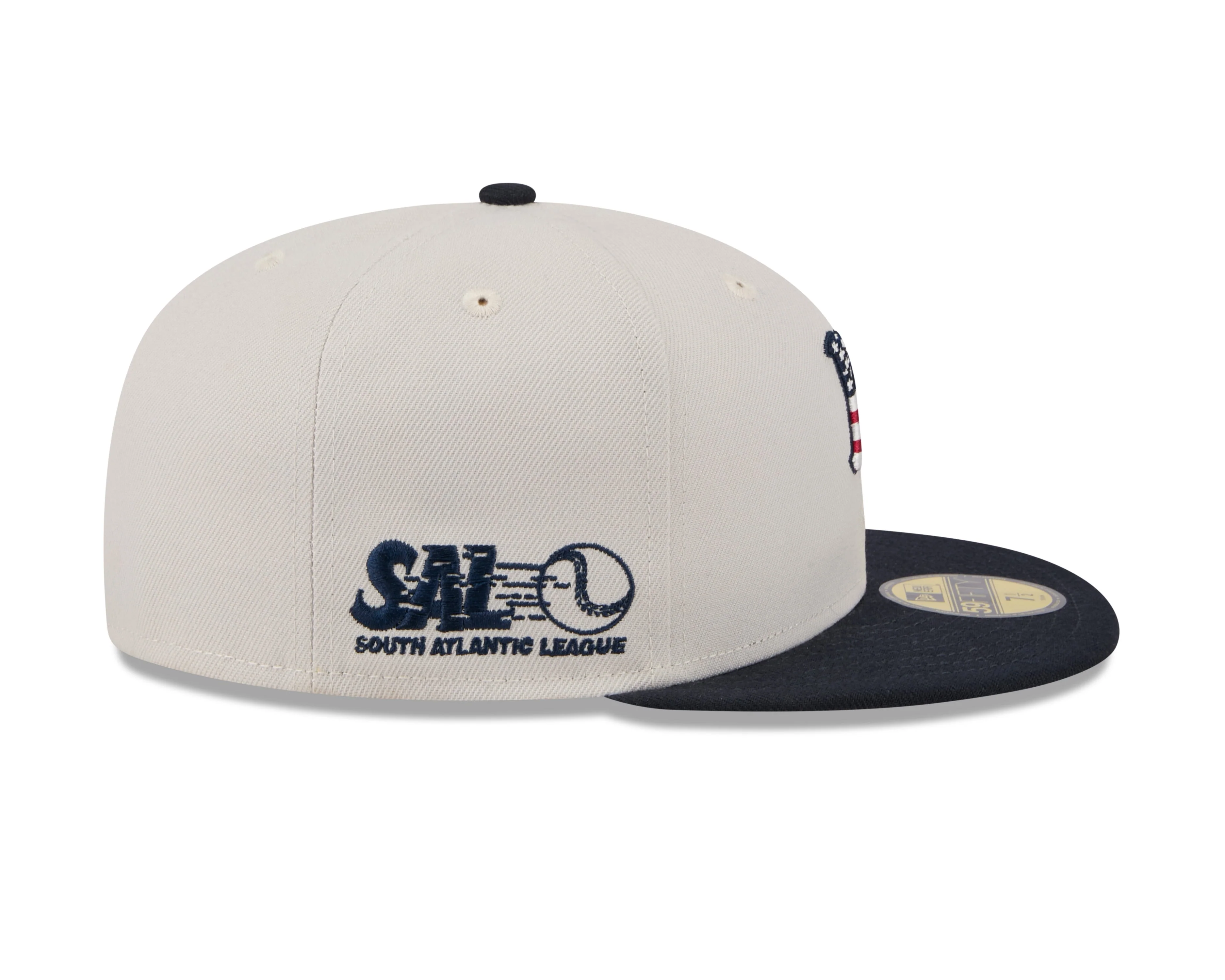 Winston-Salem Dash Stars and Stripes 59FIFTY Fitted Cap (2024) - Image 6