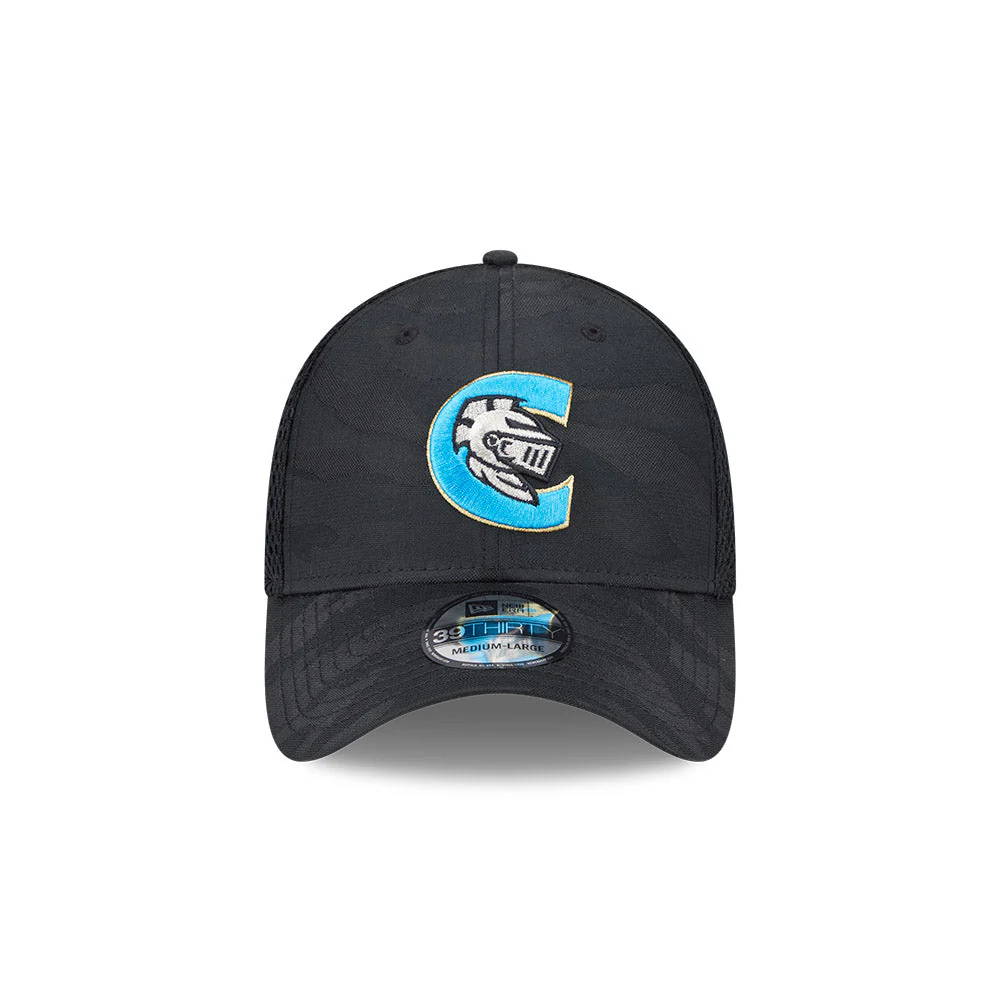 Charlotte Knights New Era 2025 Black Camo 39THIRTY Stretch Fit Cap - Image 3
