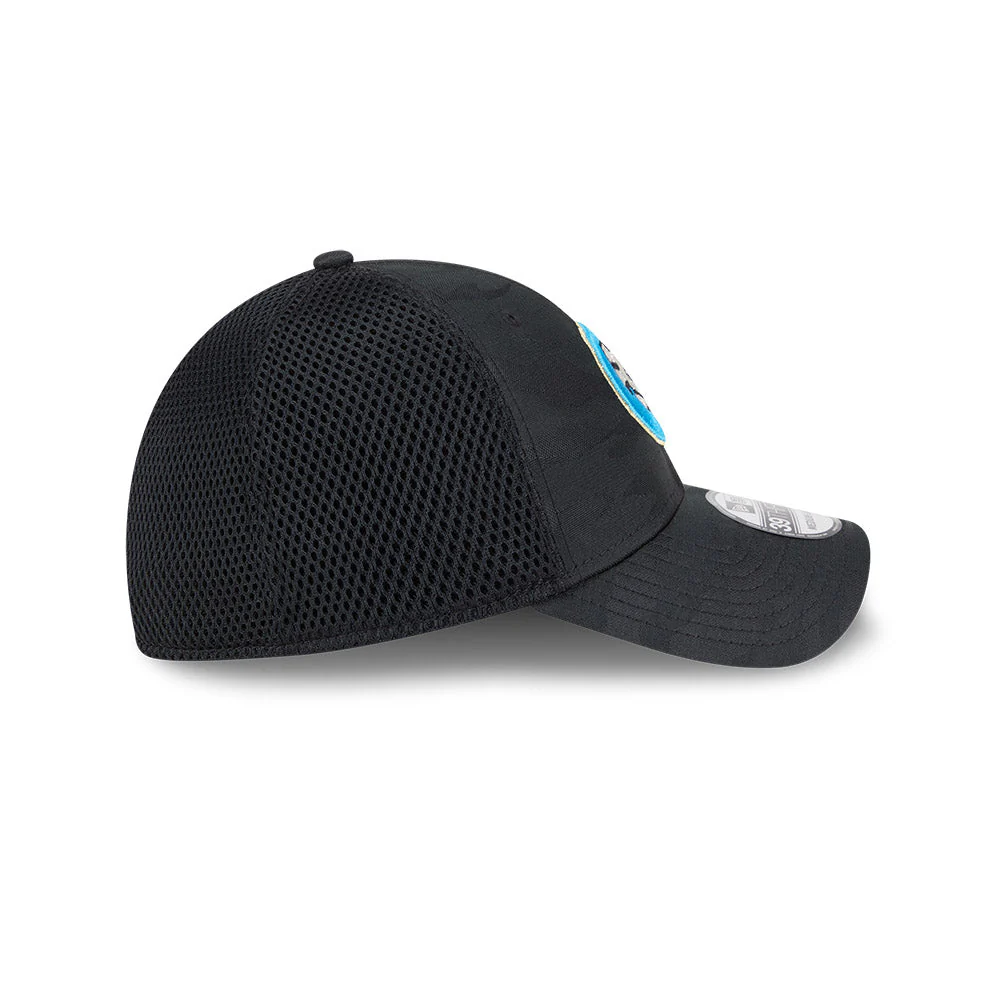 Charlotte Knights New Era 2025 Black Camo 39THIRTY Stretch Fit Cap - Image 6