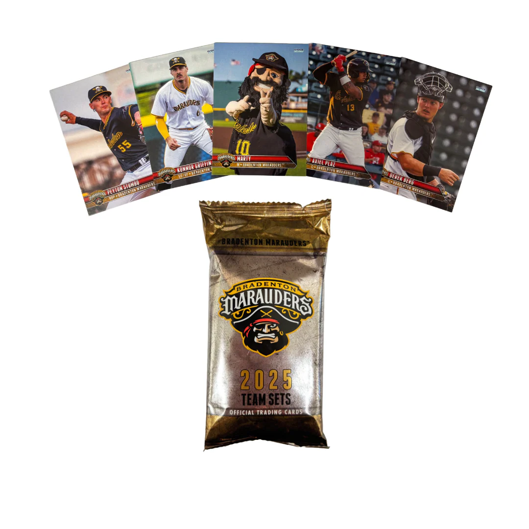 2025 Bradenton Marauders Card Set (Foil Wrap)