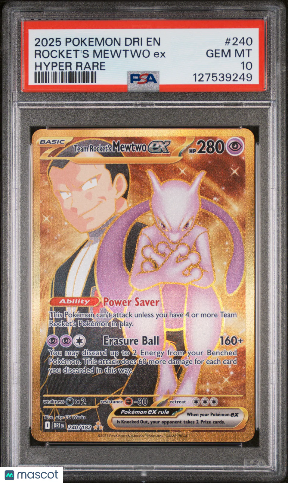2025 Pokemon Dri EN-Destined Rivals Rocket's Mewt