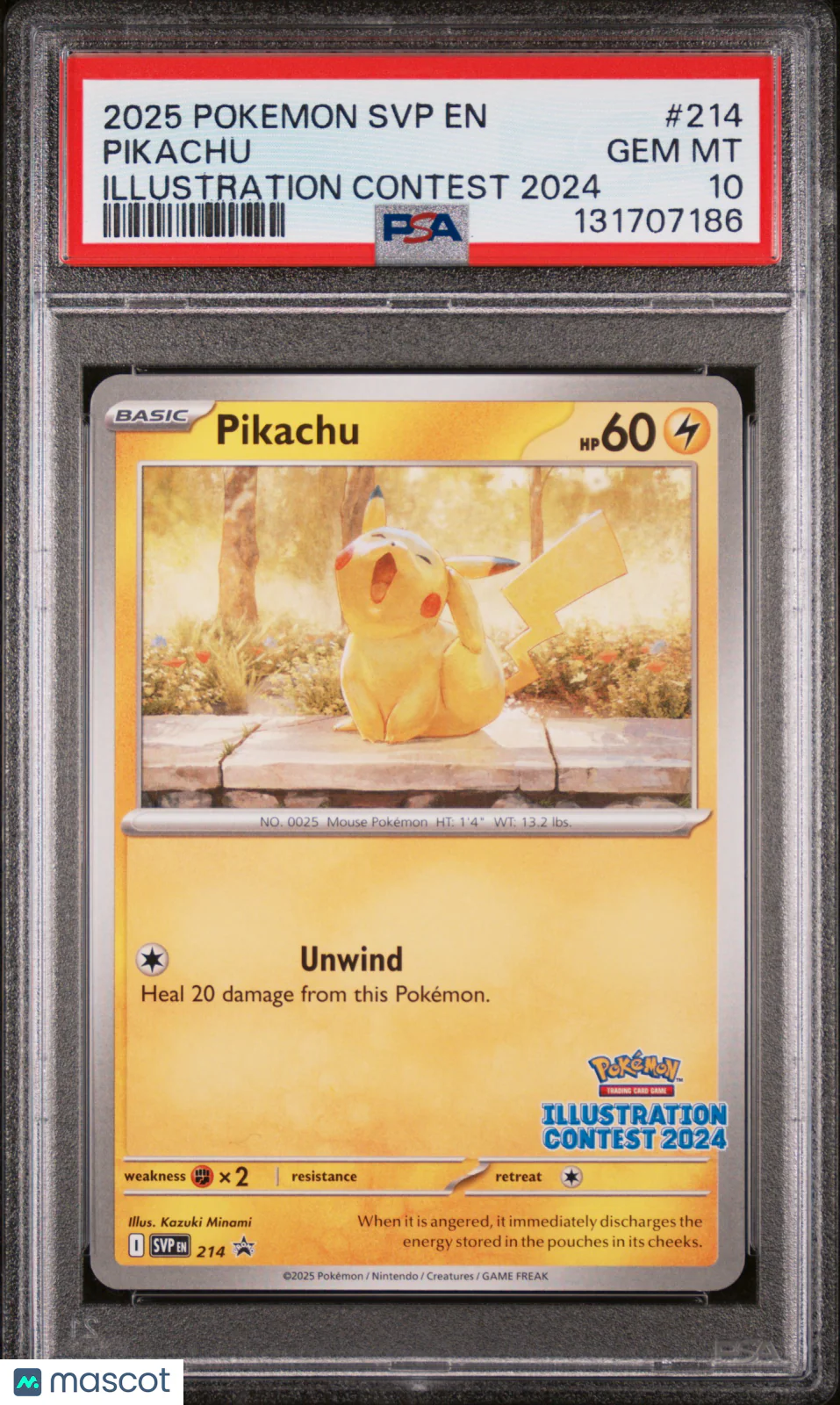 2025 Pokemon SVP EN-SV Black Star Promo Pikachu I