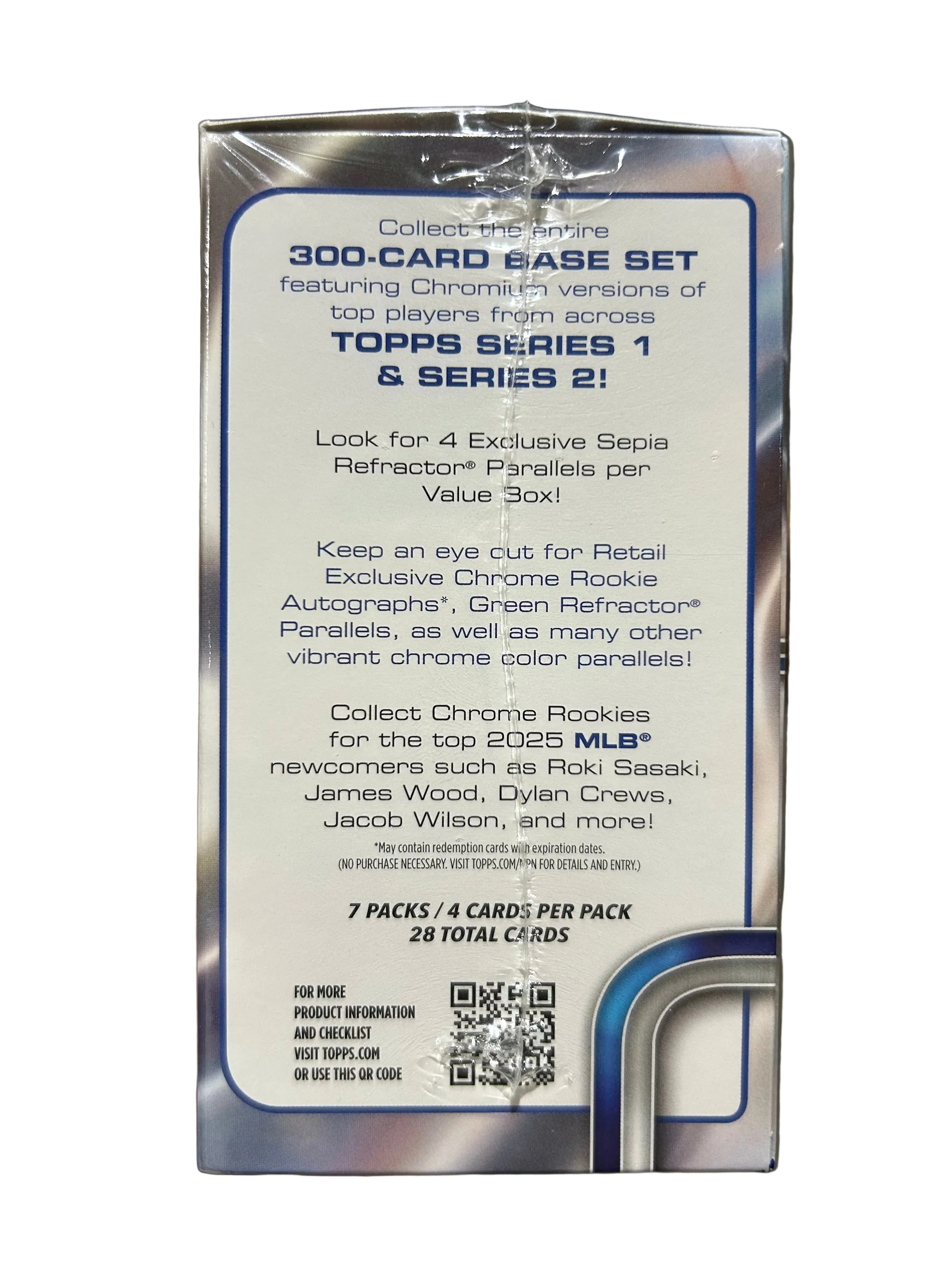 2025 Topps Chrome Value Box - Image 4