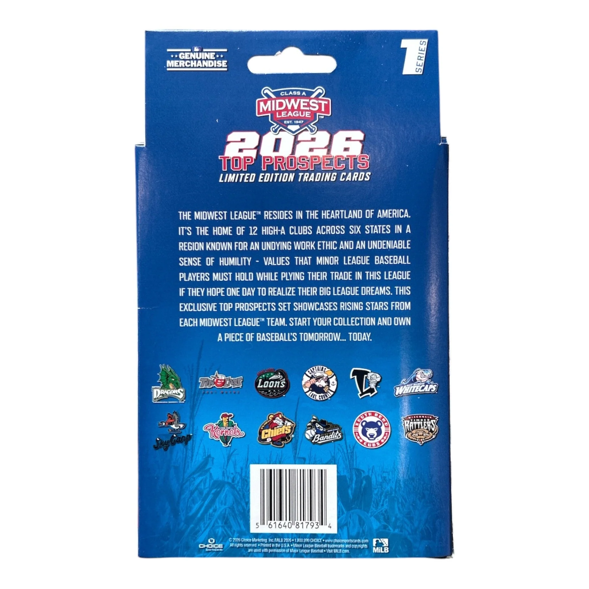 2026 Midwest League Top Prospects Set - Image 2
