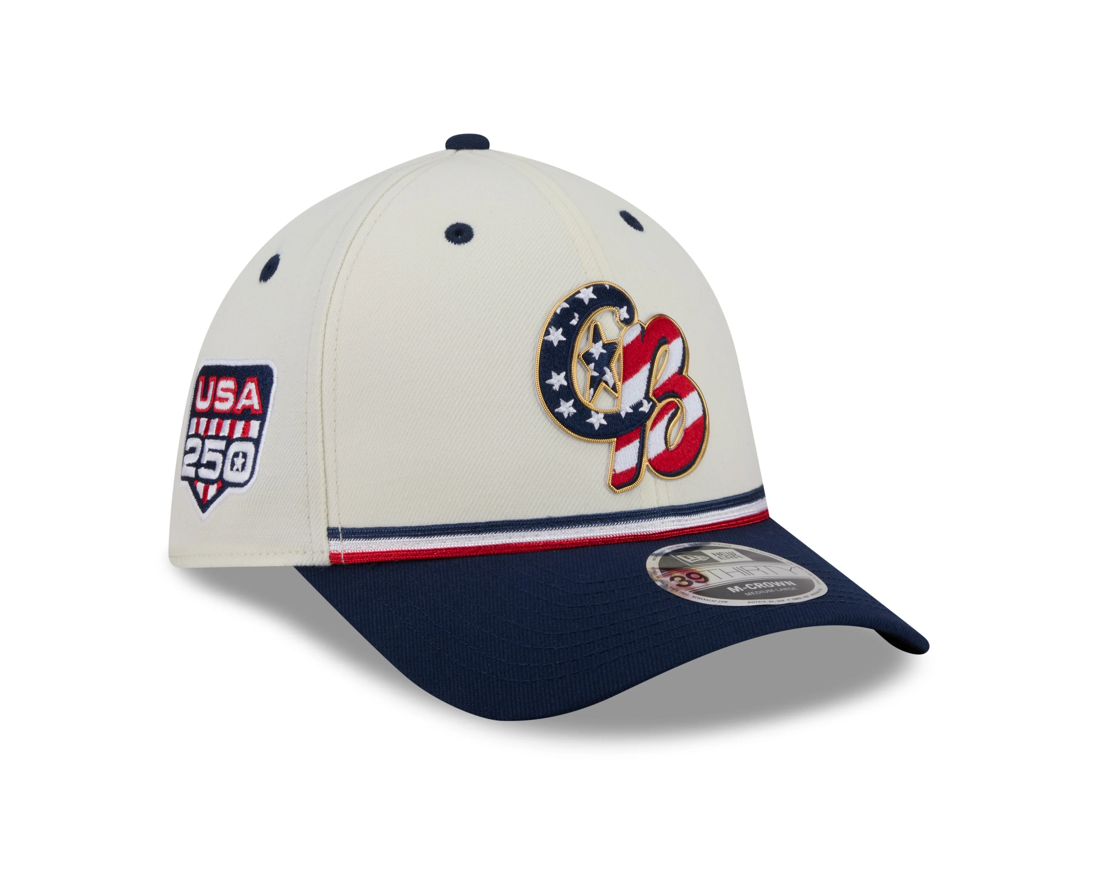 2026 New Era Stars & Stripes 39THIRTY Stretch Fit Cap - Image 2
