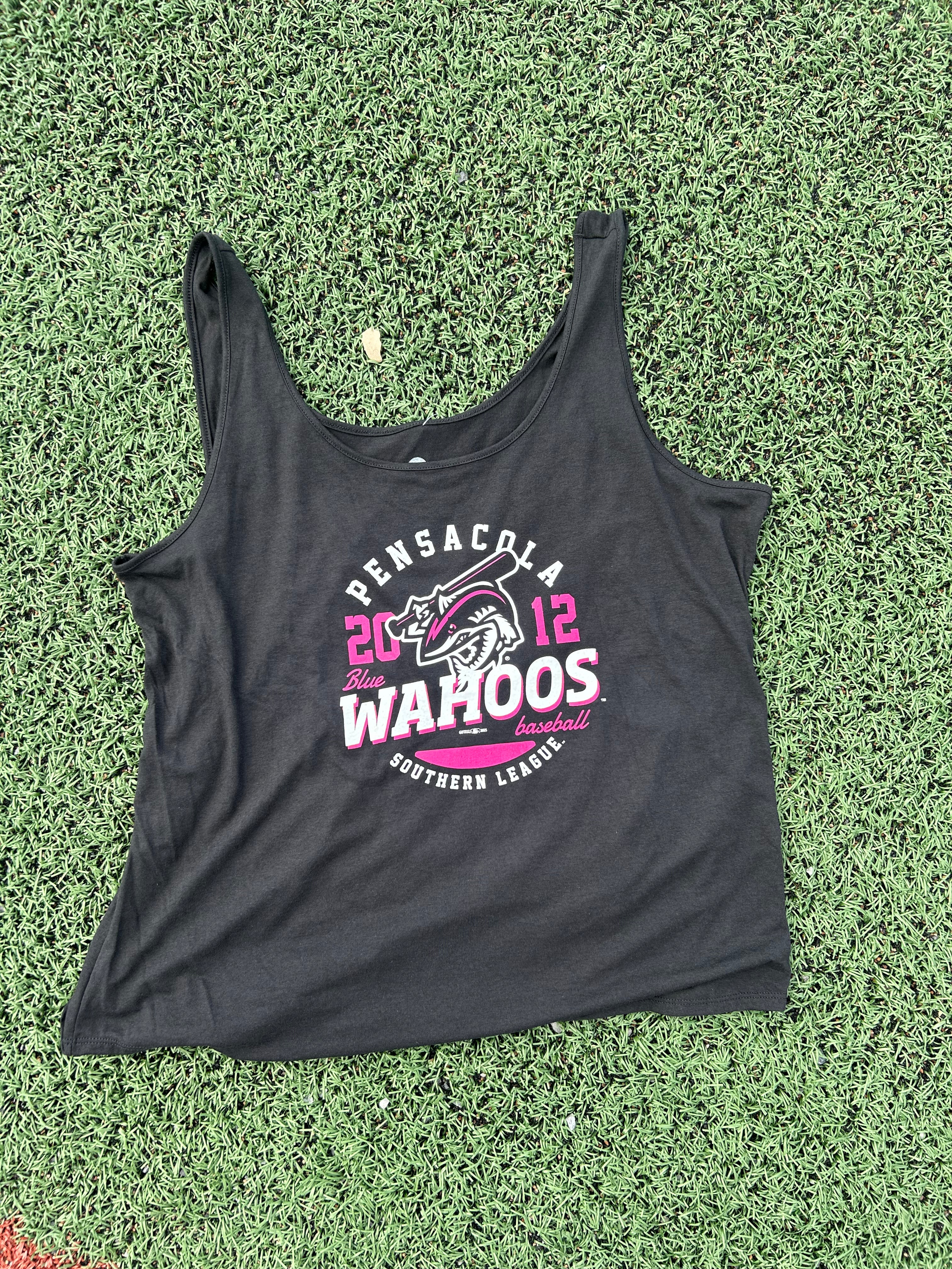 Pensacola Blue Wahoos Womens Athletic Tank Top