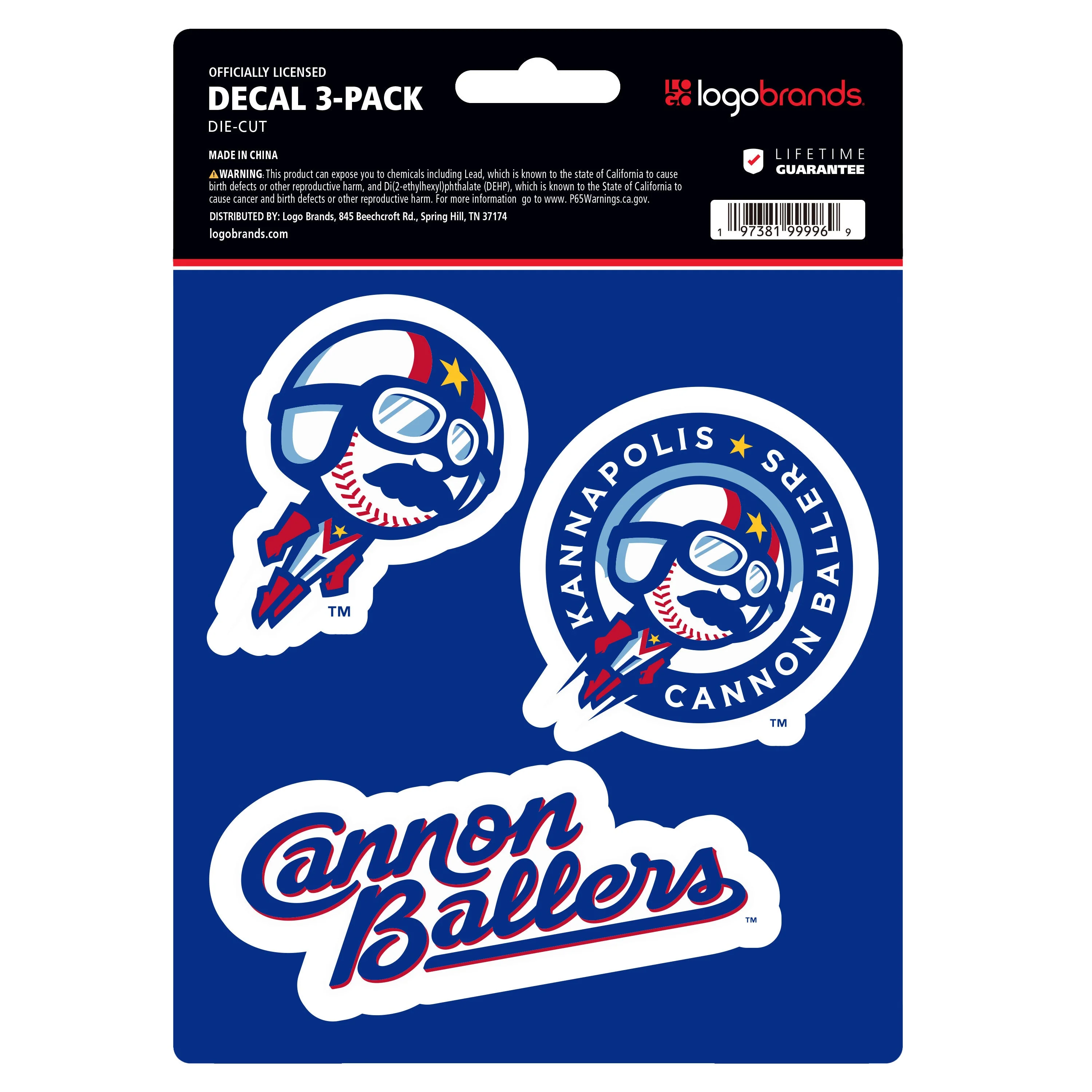 3 Pack Decal Set