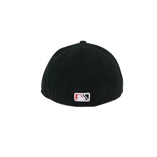 Rocket City Trash Pandas New Era 39THIRTY M Crown Black Primary Stretch Fit Cap - Image 2