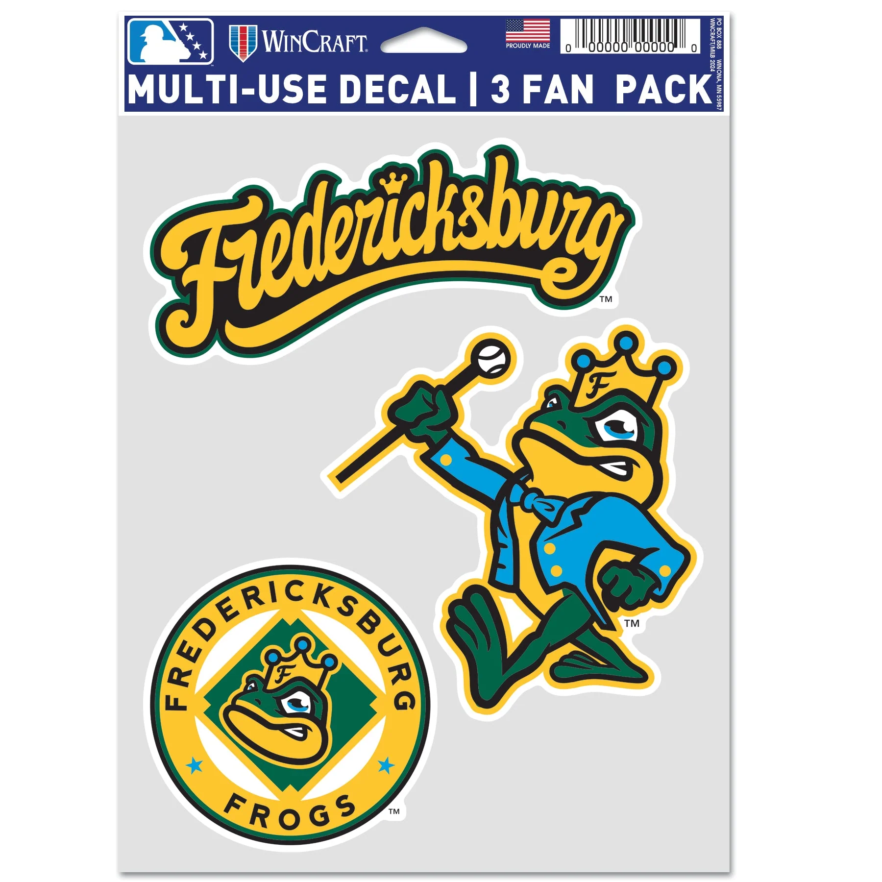 3pk Frogs Logo Decals
