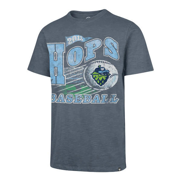 '47 Brand Game Worn Heavy Slub T-Shirt, Hillsboro Hops