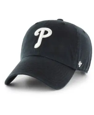 '47 Philadelphia Phillies Black Cap Logo Clean Up
