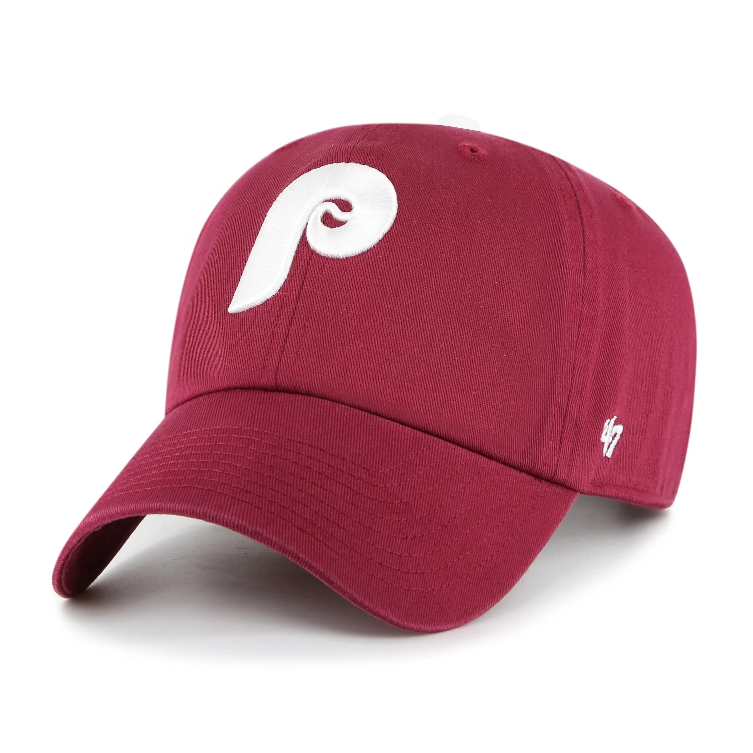 '47 Philadelphia Phillies Cooperstown Cardinal Red Clean Up Hat