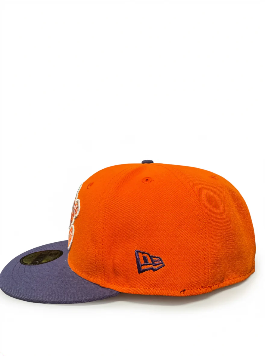 5950 New Era Fitted Clemson Co Brand Burger Logo Cap - Image 2