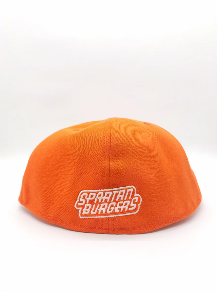 5950 New Era Fitted Clemson Co Brand Burger Logo Cap - Image 4
