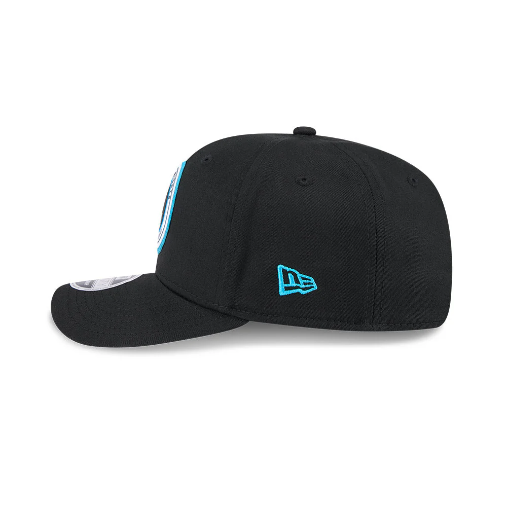 Charlotte Knights New Era 9SEVENTY Circle Patch Stretch Snap Cap - Image 4