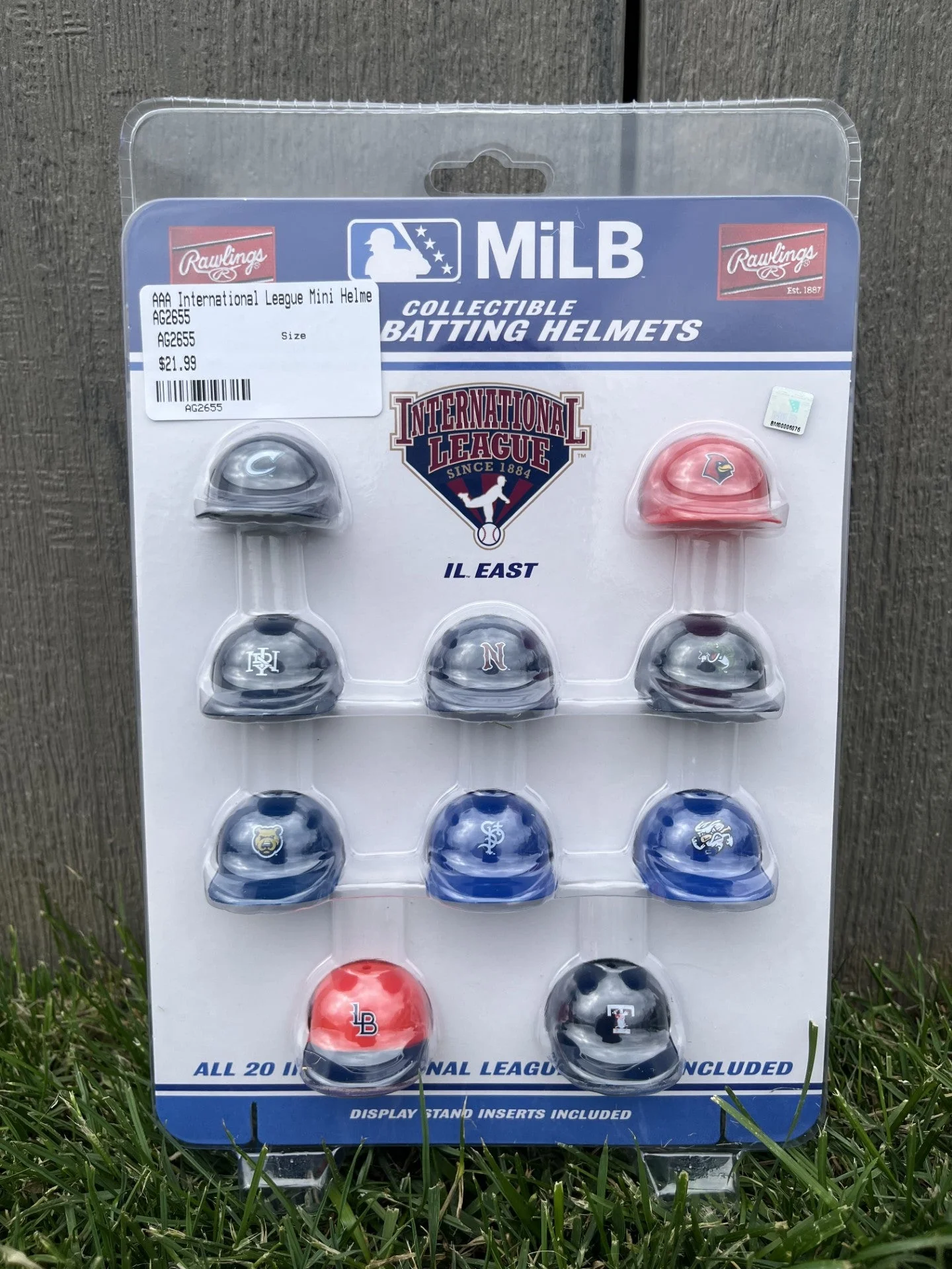 AAA International League Mini Helmet Set - Image 2