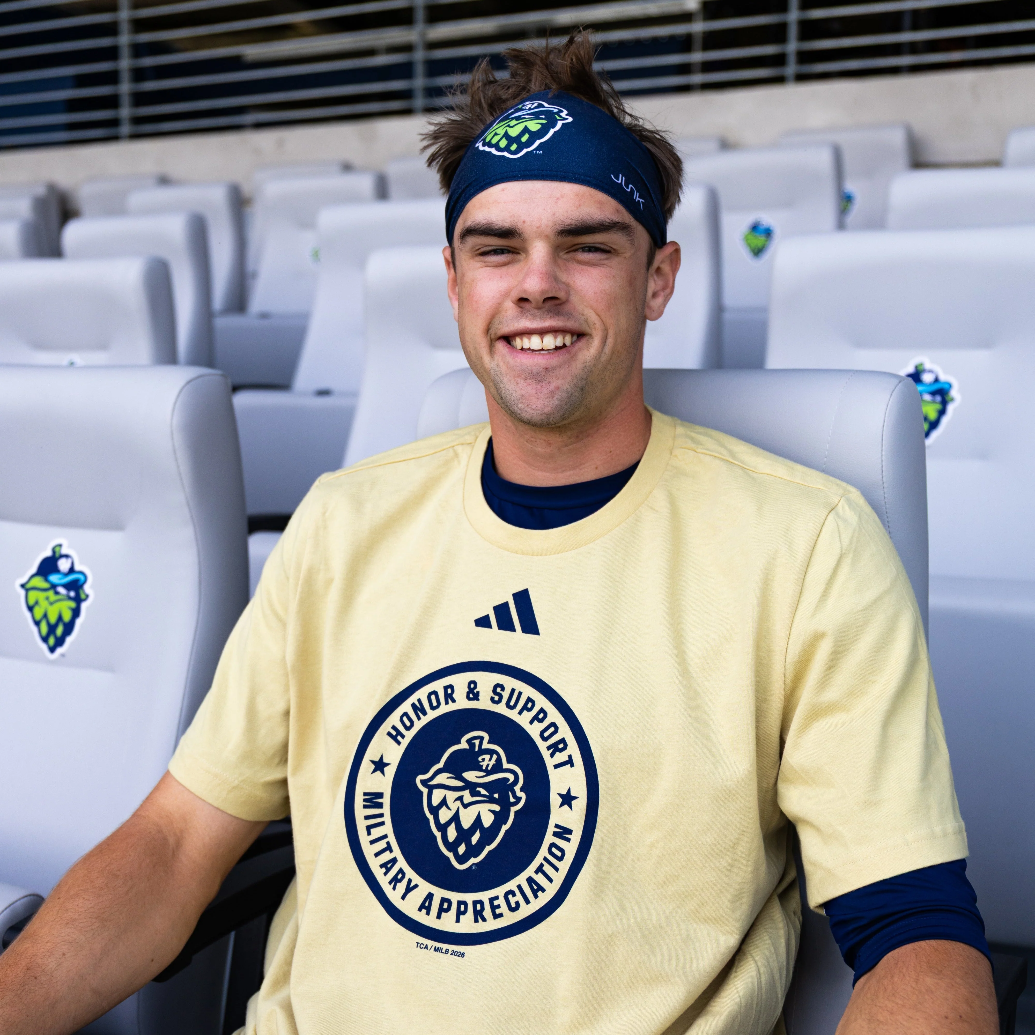 adidas Military Appreciation T-Shirt, Hillsboro Hops