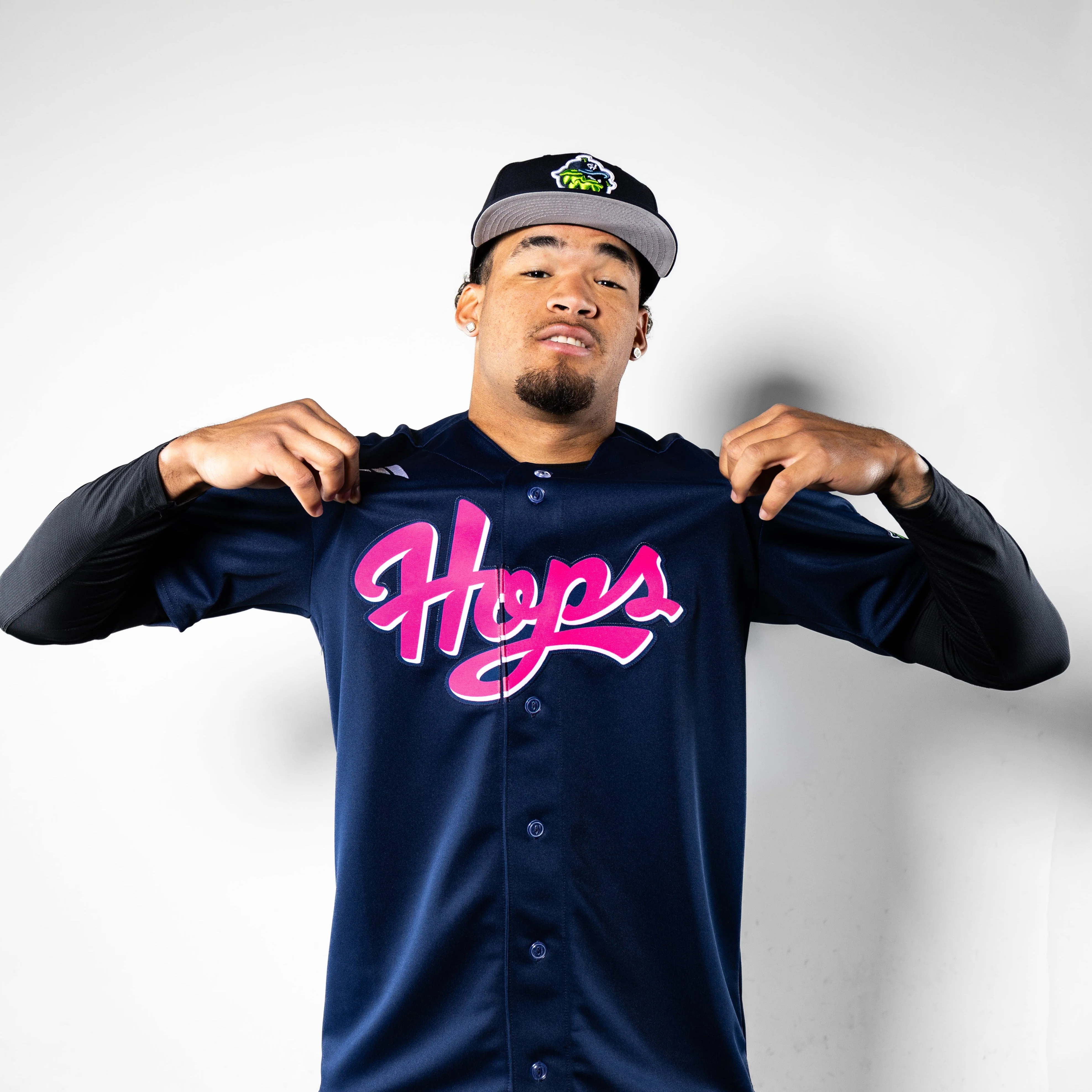 adidas Official Replica Pink Jersey, Hillsboro Hops