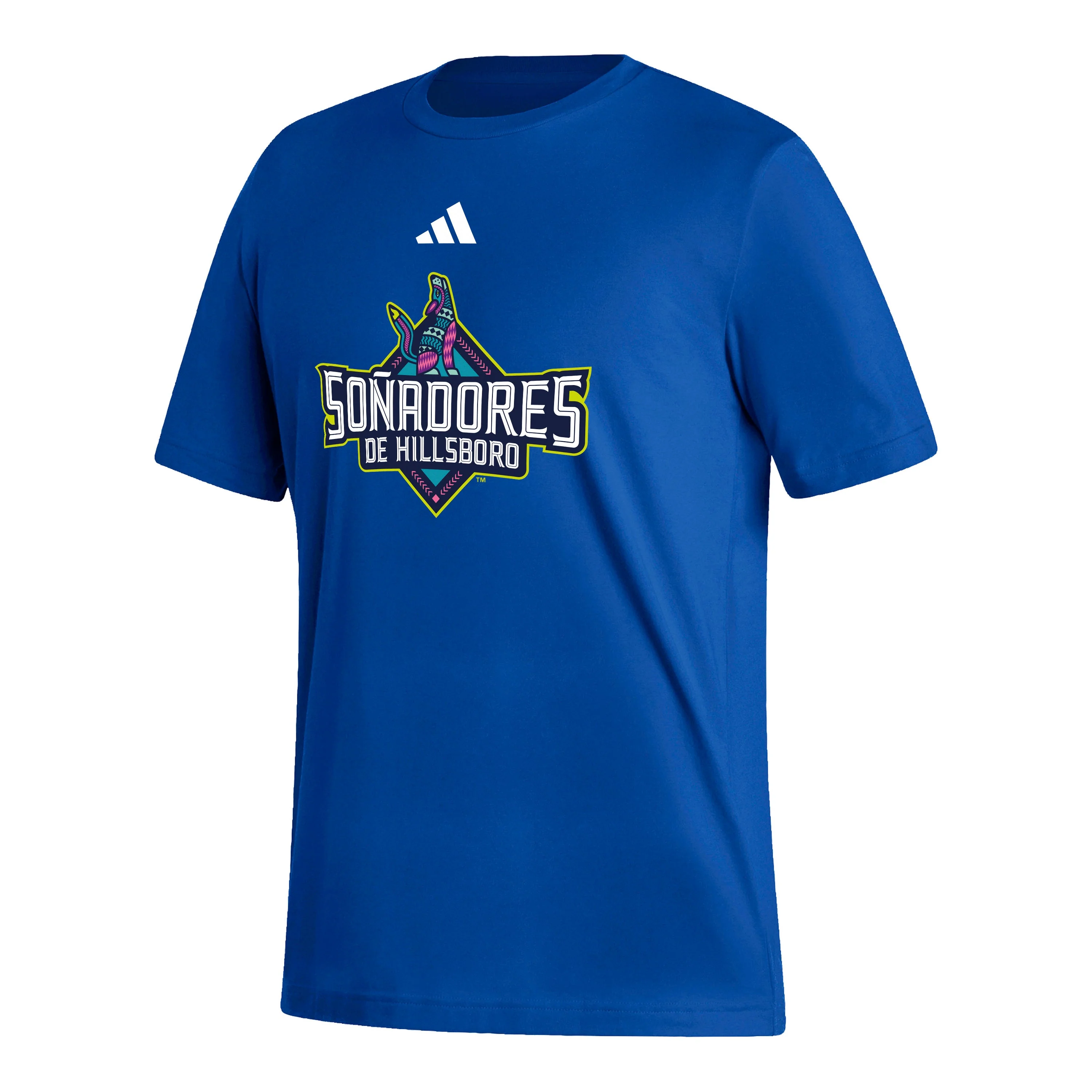 adidas Soñadores Primary Logo Tee, Hillsboro Hops