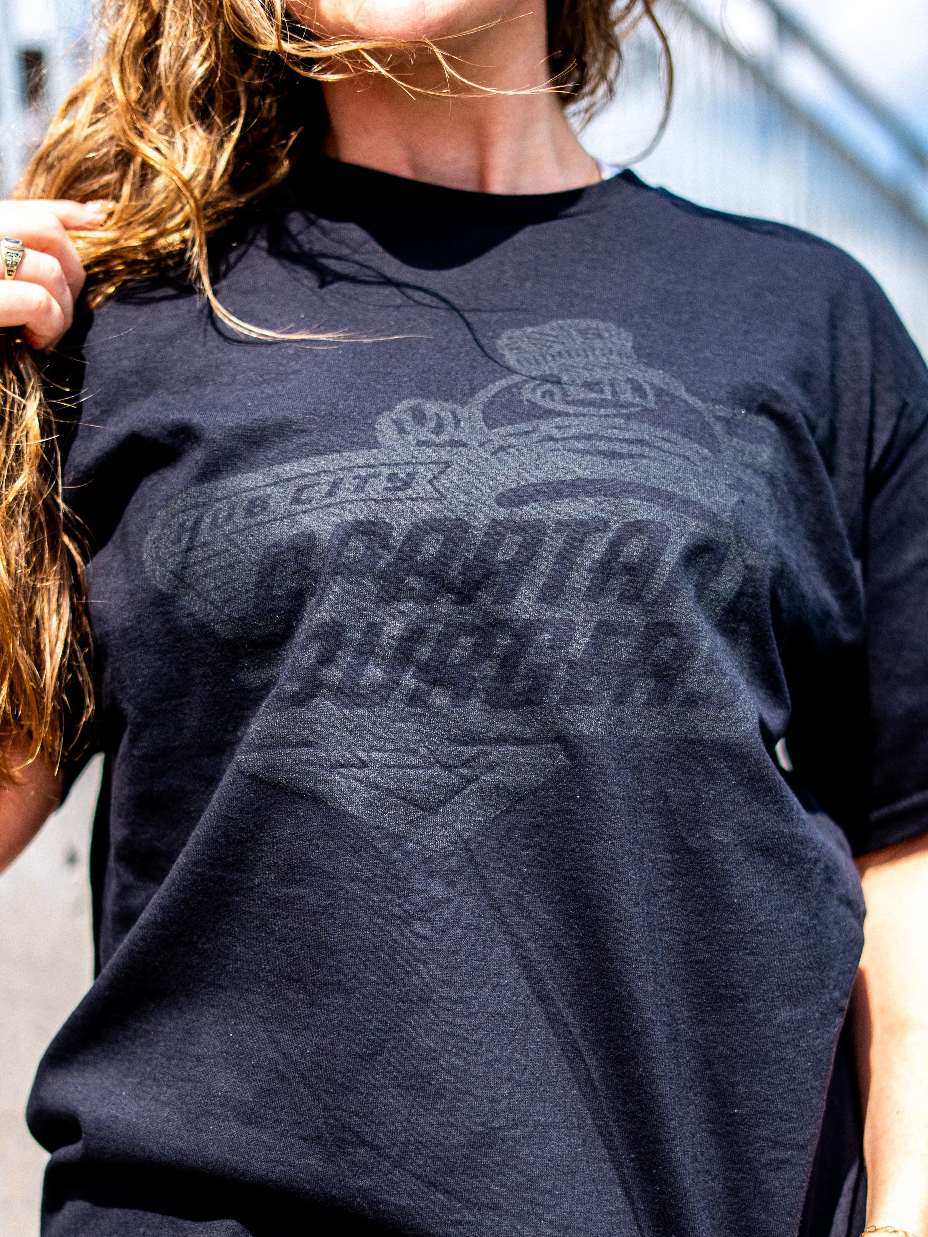 Adult All Black Emo Night Tee