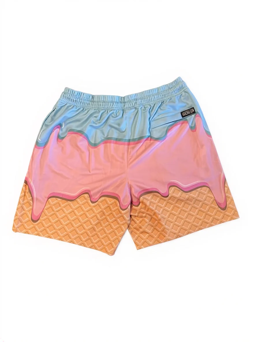 Adult Baseballism Spartanburgers Ice Cream Shorts - Image 2