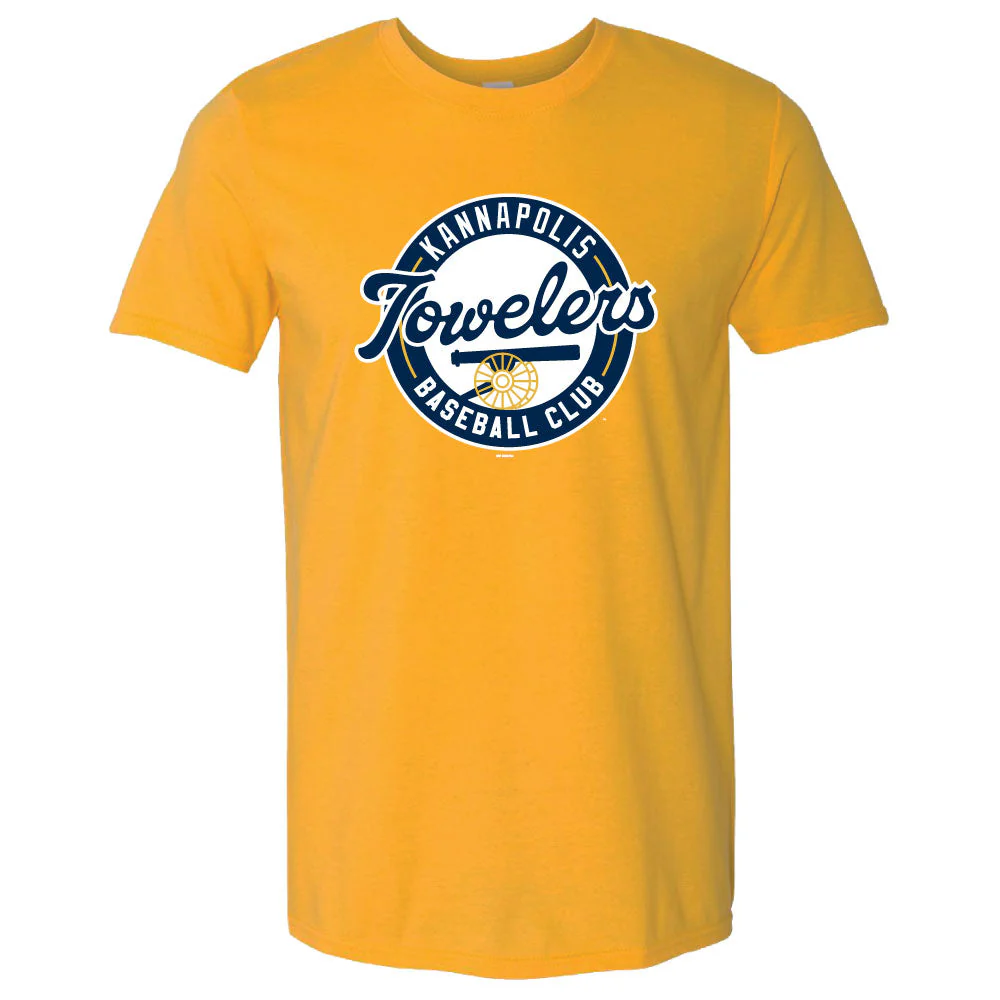 Adult Gold Towelers Primary Logo Tee