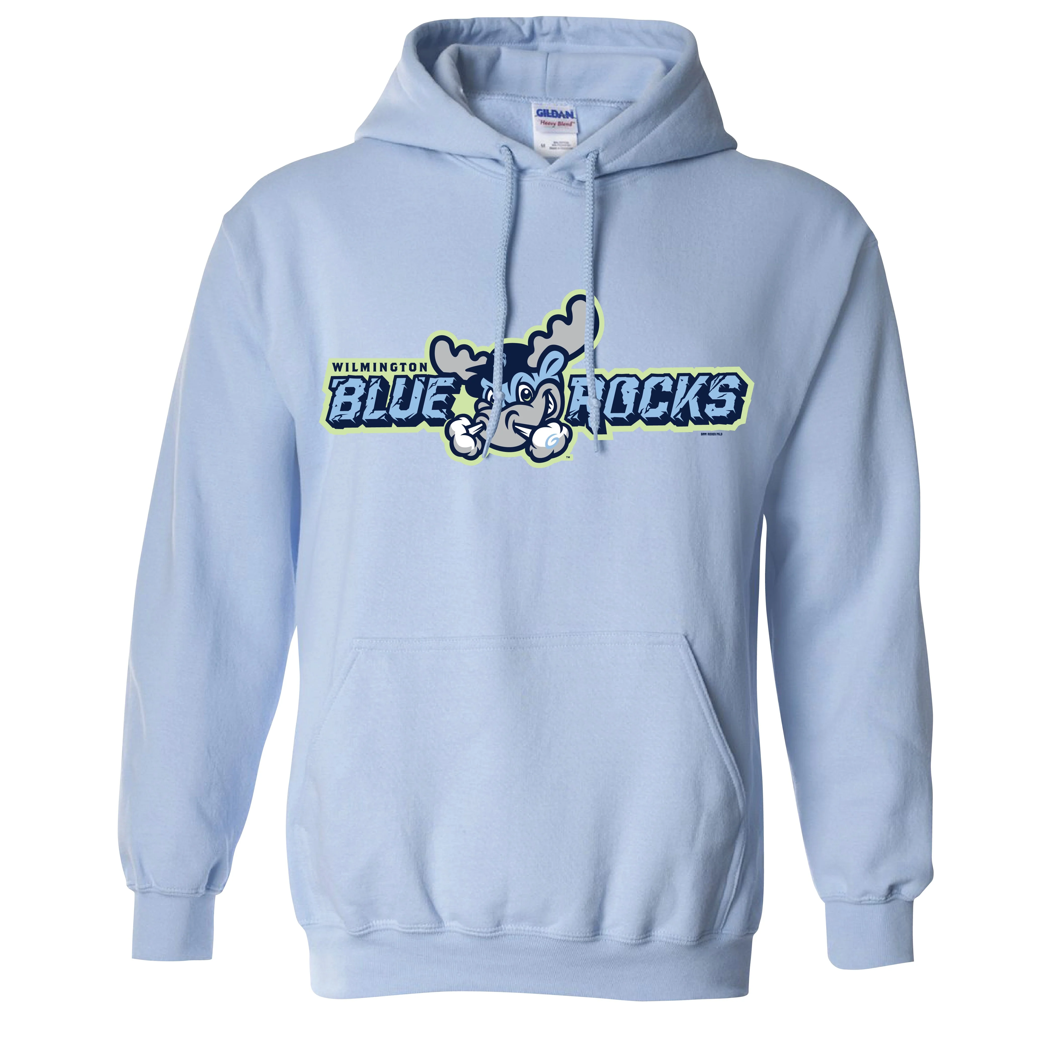 Adult Light Blue Primary Logo Hoodie