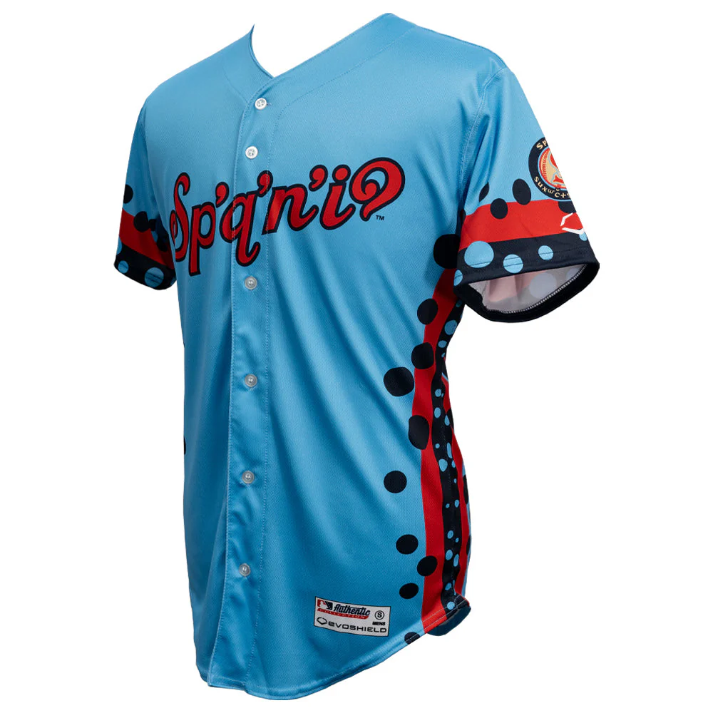 Spokane Indians Adult Replica Redband Jersey - Image 2
