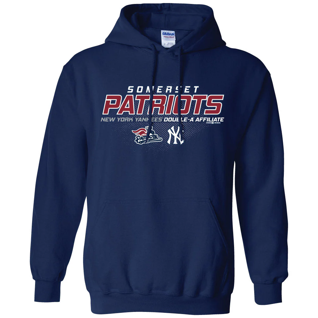 Somerset Patriots Adult Save Affiliate Hooded Sweatshirt