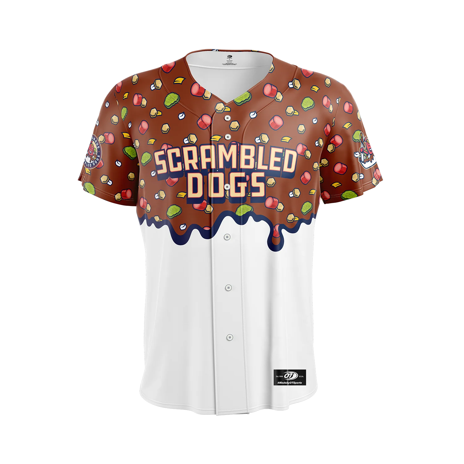 Adult Scrambled Dogs Replica Jersey