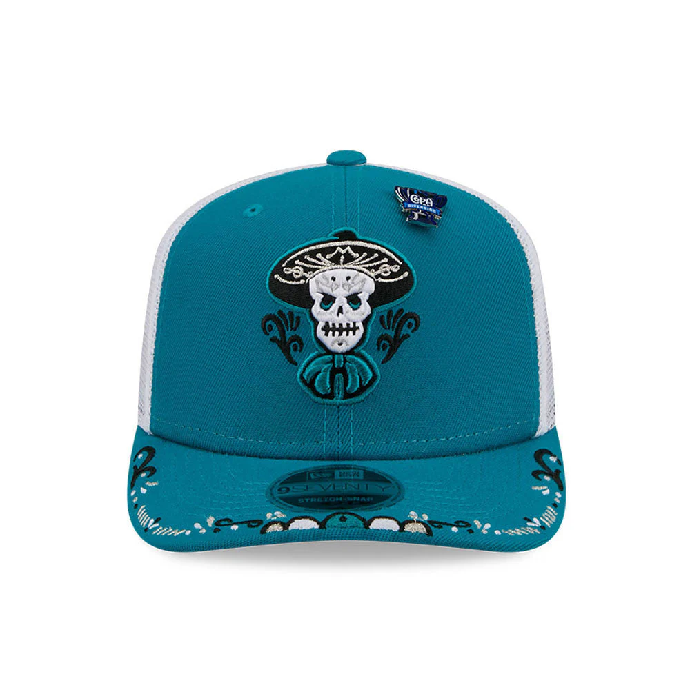Albuquerque Isotopes Hat-Mariachis 970 Stretch Snap Trucker - Image 2