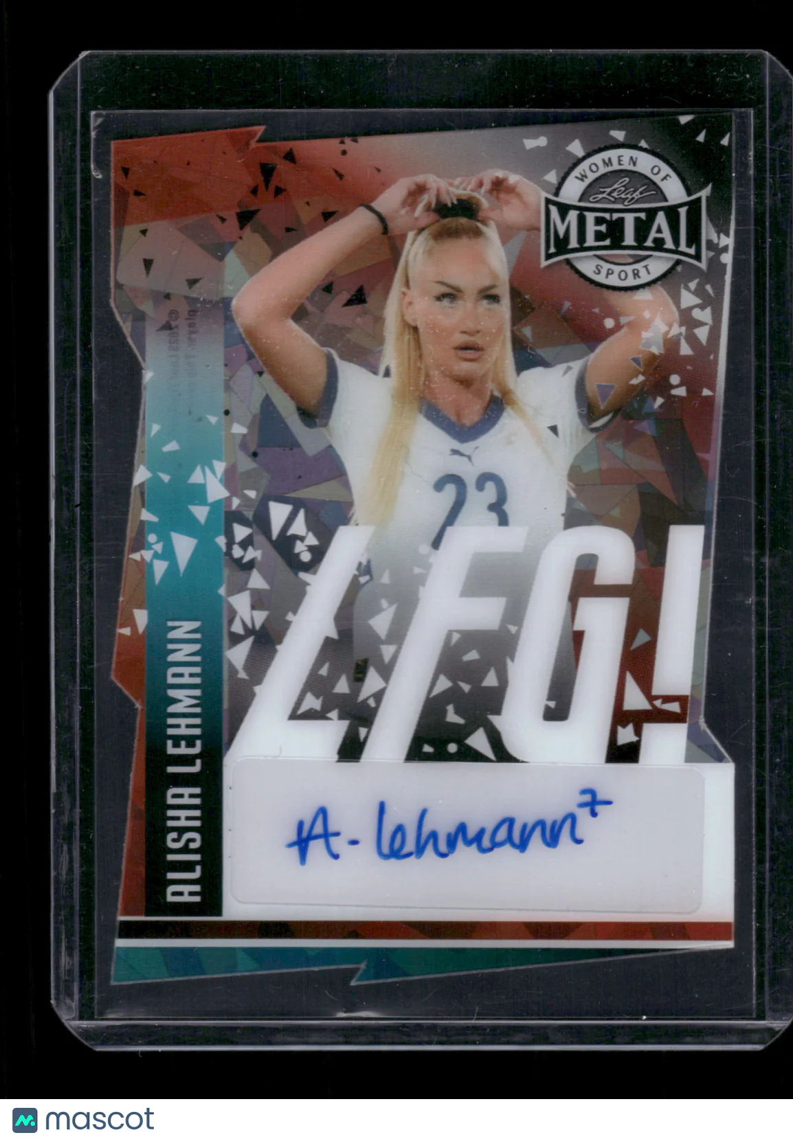 Alisha Lehmann 2023 Leaf Metal Women of Sport #LF