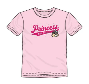 Amarillo Sod Poodles 2026 Toddler Pink Princess Tee