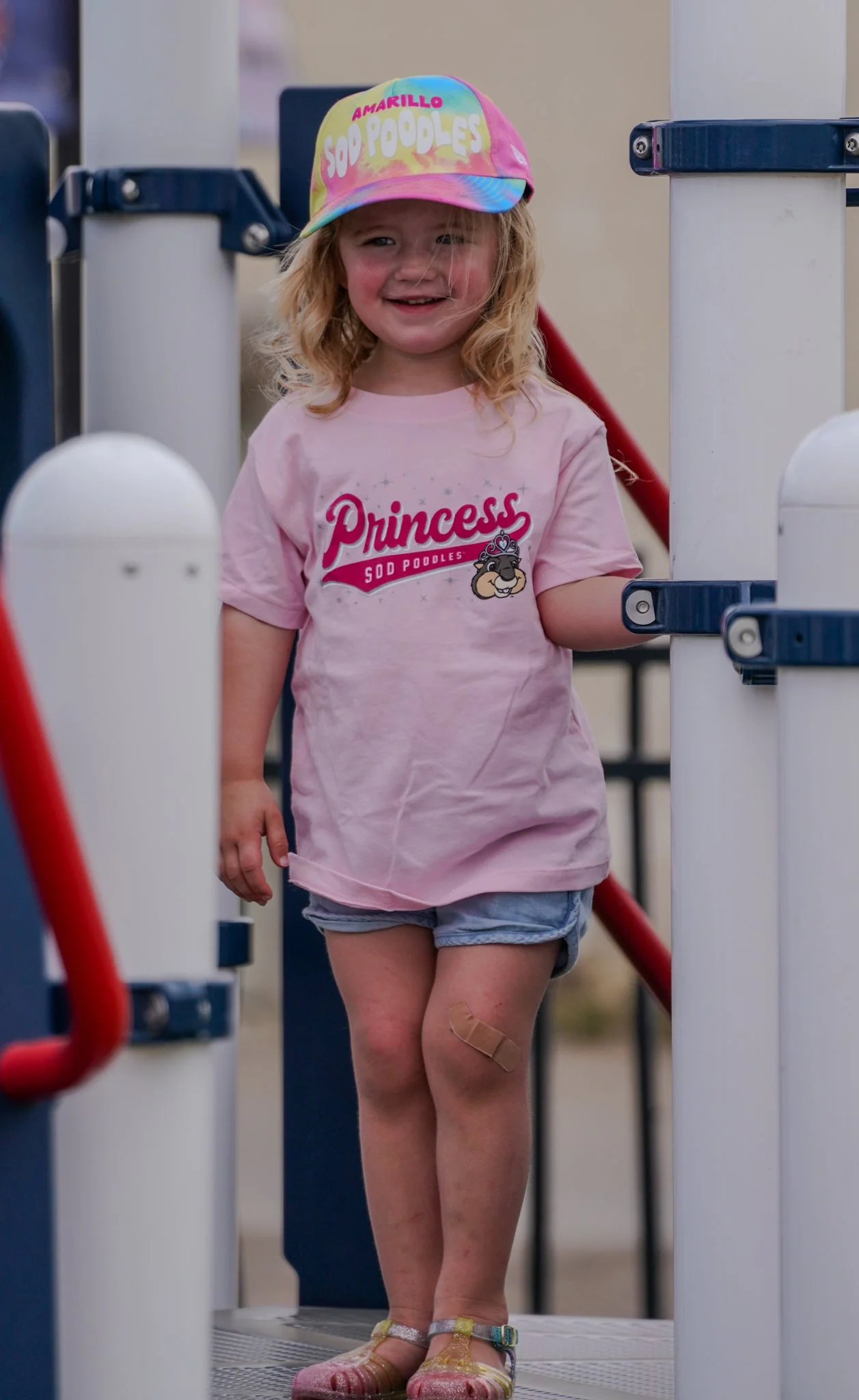 Amarillo Sod Poodles 2026 Toddler Pink Princess Tee - Image 2