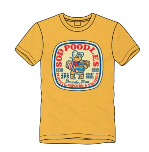 Amarillo Sod Poodles 3P's of Baseball Tee