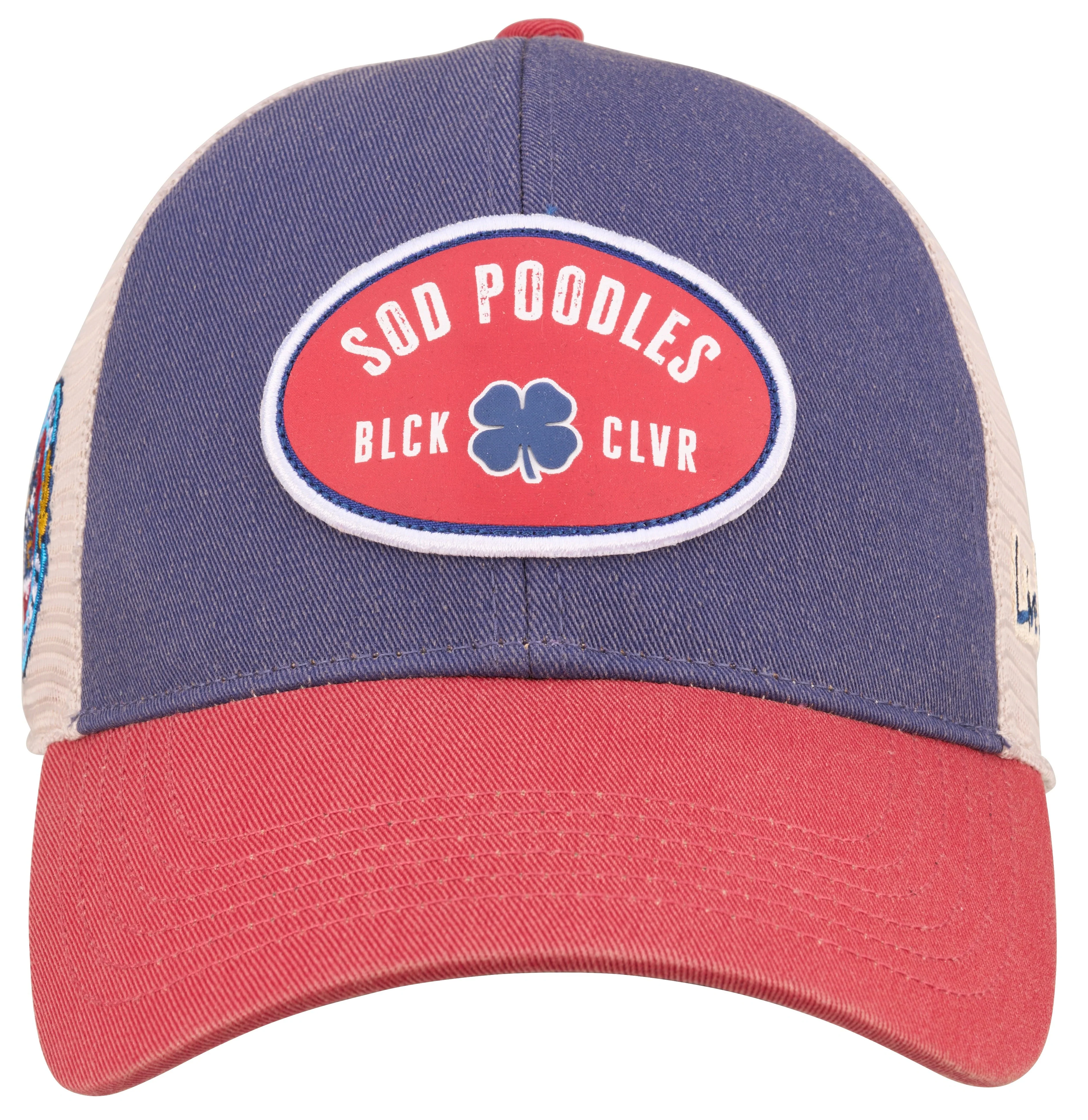 Amarillo Sod Poodles Black Clover Triple Adjustable Cap - Image 2