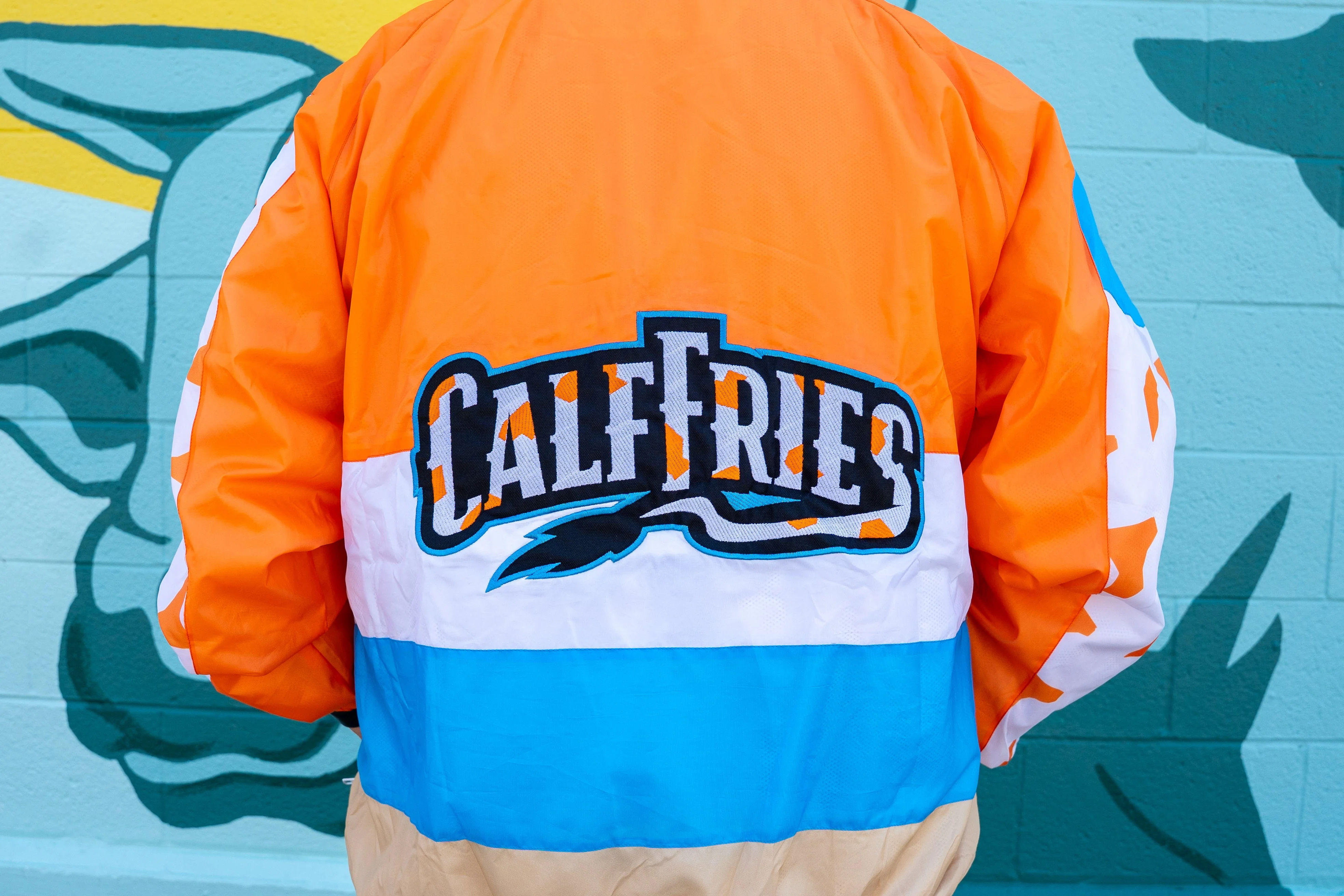Amarillo Sod Poodles Calf Fries Tri Colored Chute Jacket - Image 3