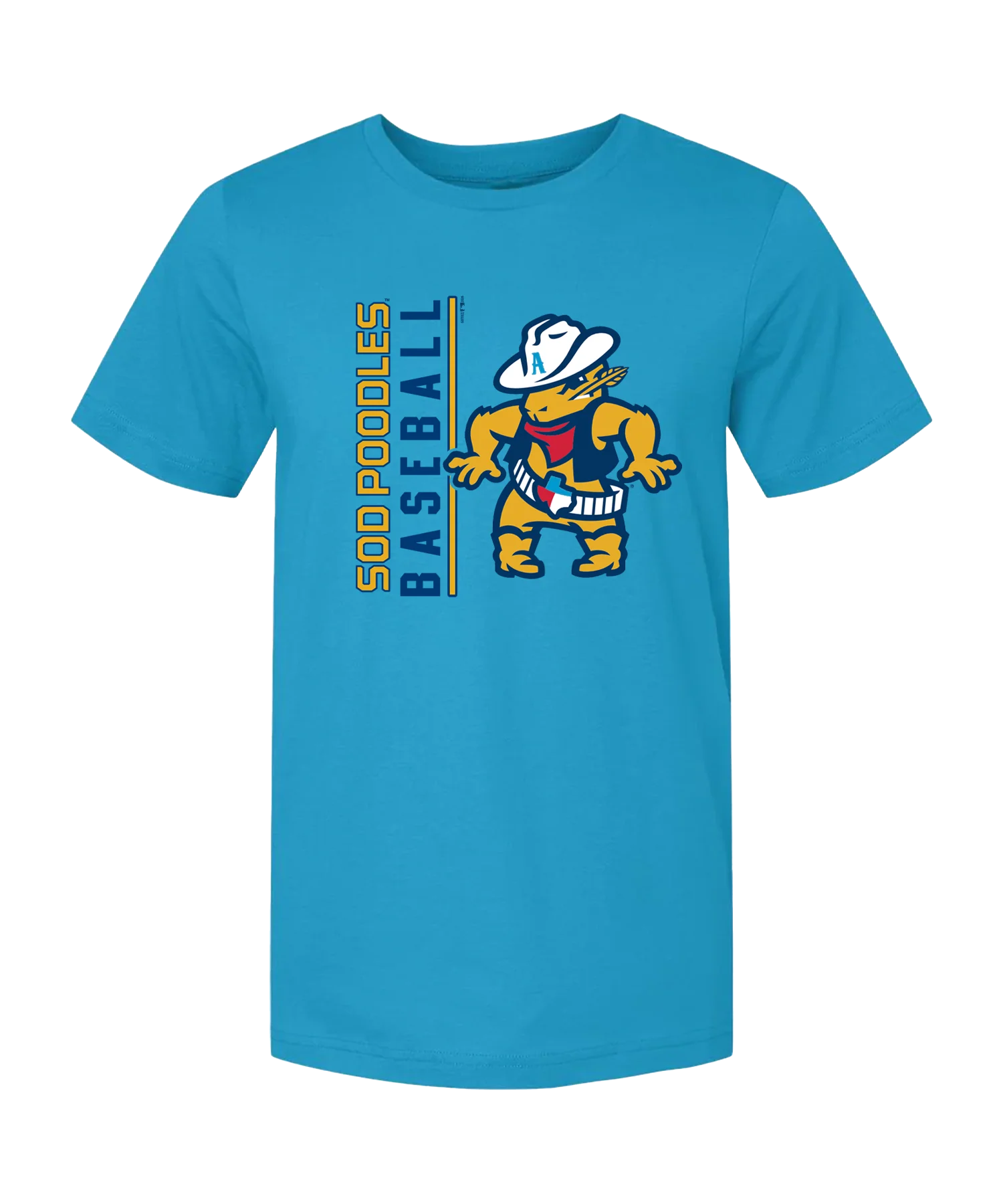 Amarillo Sod Poodles GoTeez Cali Blue Draw Tee
