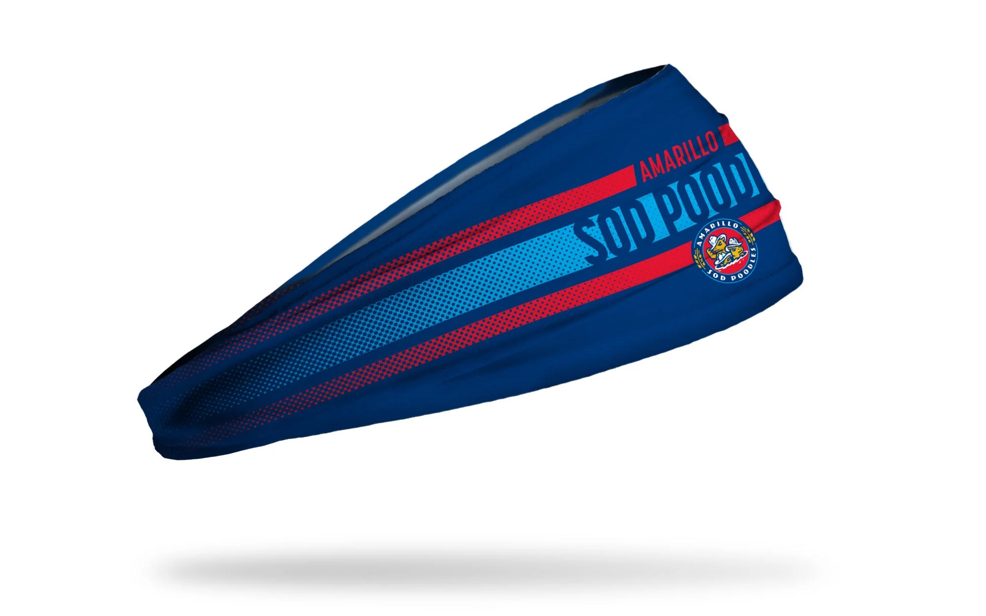 Amarillo Sod Poodles JUNK Faded Stripe Headband - Image 3