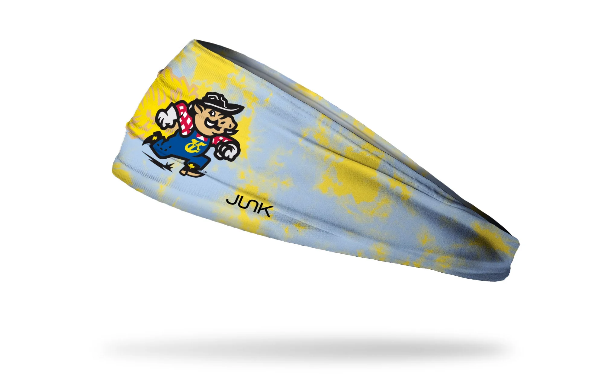 Amarillo Sod Poodles JUNK Yellow City Pigweeds Duo Dye Headband - Image 2