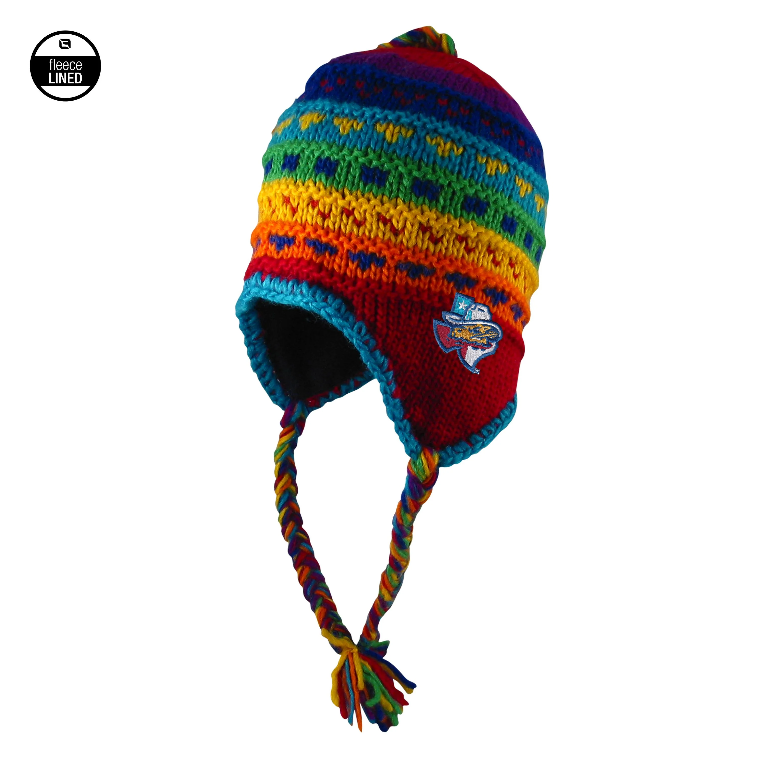 Amarillo Sod Poodles Multi-Colored Earflap Hat