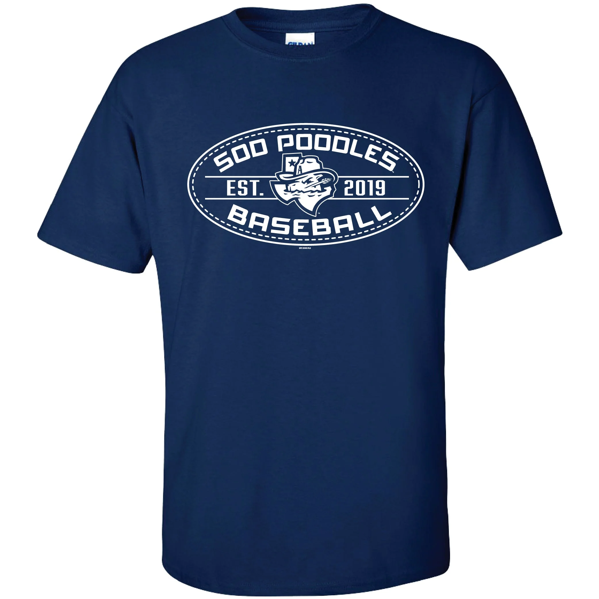 Amarillo Sod Poodles Navy Willbo State Tee