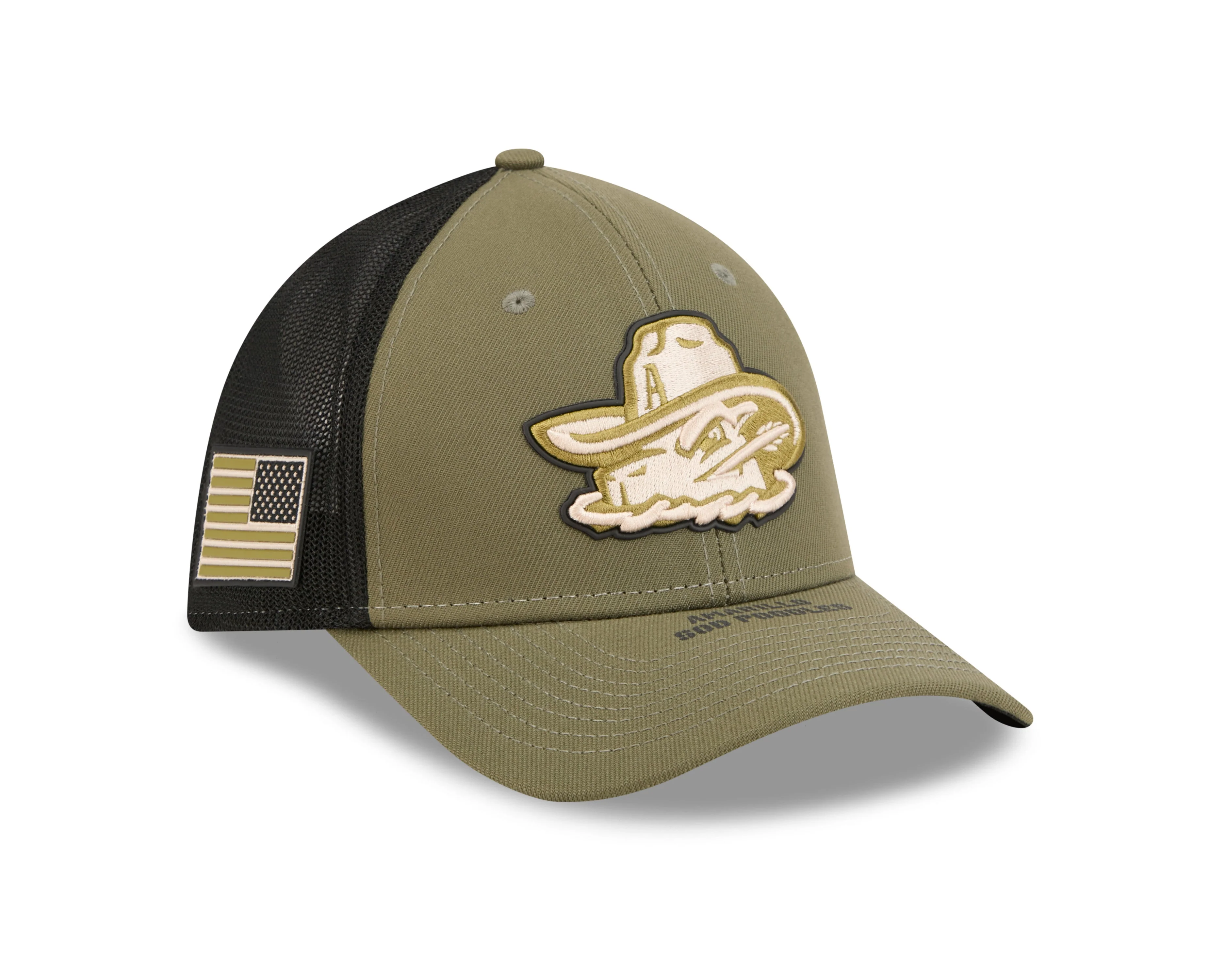Amarillo Sod Poodles New Era 2026 39THIRTY Armed Forces Hat - Image 2